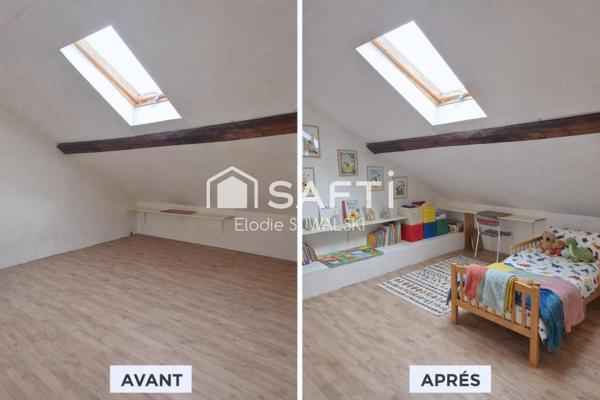 Maison 4 chambres avec jardin dans secteur calme du Valenciennois