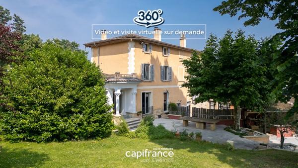 GLEIZÉ | 69400 | PROPRIÉTÉ DE CARACTÈRE – 5 CHAMBRES – PARC 2 331 m² – PISCINE