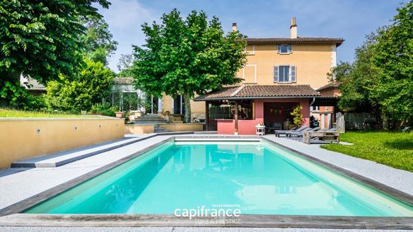 GLEIZÉ | 69400 | PROPRIÉTÉ DE CARACTÈRE – 5 CHAMBRES – PARC 2 331 m² – PISCINE