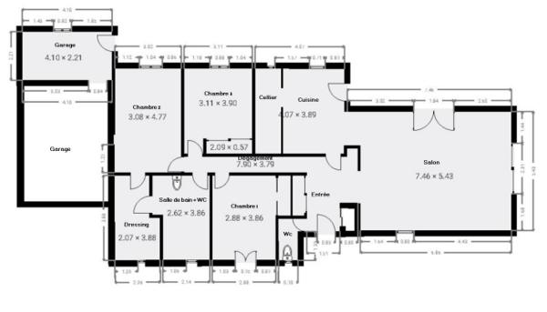 Maison 4 pièces - 127 m²
