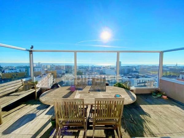 Dpt Finistère (29),BREST, PROCHE CENTRE VILLE, APPARTEMENT 159 M2, DERNIER ETAGE, TERRASSE, VUE PANORAMIQUE, VUE MER, DEUX GARAGES, DOUBLE ASCENSEURS,