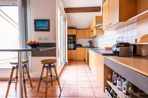 Appartement de charme dans un ancien chai rénové