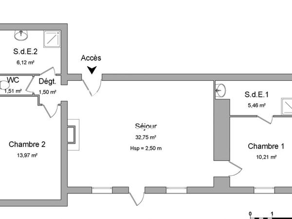 Location Maison 3 pièces 71.52 m² - LA CHEVRIE Commequiers 85220