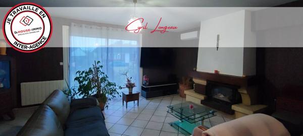 Maison à vendre 5 pièces de 129 m²