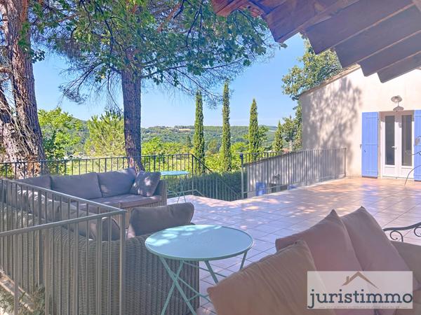 Mollans-sur-Ouvèze (26170) ***SOUS COMPROMIS*** Rare à la vente : Propriété avec 2 habitations indépendantes, grande piscine et vue dégag