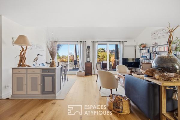 Duplex d’exception en dernier étage avec terrasse panoramique
