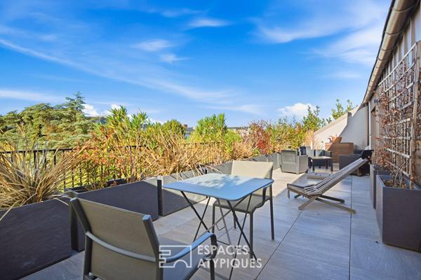 Duplex d’exception en dernier étage avec terrasse panoramique