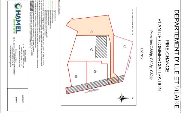 Terrain à vendre 868 m² Piré-Chancé