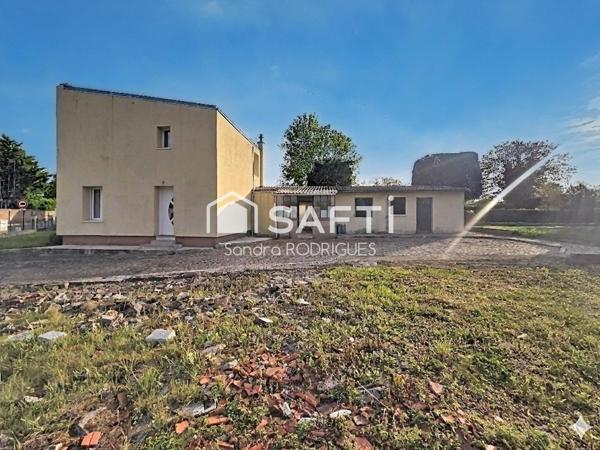 Maison individuelle avec jardin proche de l'axe Saint-Quentin /Laon et à 3 min de l'A26