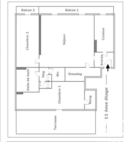 Location appartement 3 pièces 62 m² Épinay-sur-Seine