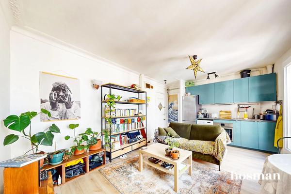 Appartement de 2 pièces 32 m² avec balcon - Rue Mouraud, Paris 20e