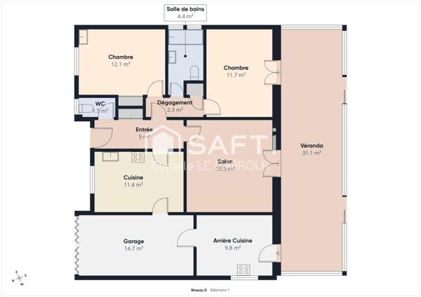 Maison de 3 pièces à rénover à Marans