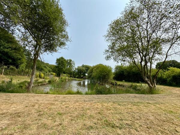 Terrain de loisirs de 4100m2 avec étang et bâtiment