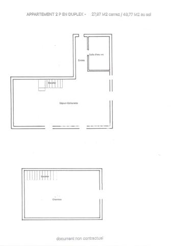 Appartement 2 pièces - 28 m² Exclusivité efficity