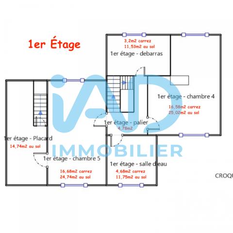Maison à vendre 8 pièces 133,95 m² Esbly