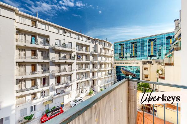 Nice Californie – Grand 2 pièces traversant de 64 m² avec balcons et accès direct Promenade des Anglais