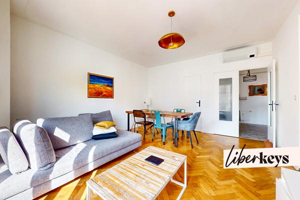 Nice Californie – Grand 2 pièces traversant de 64 m² avec balcons et accès direct Promenade des Anglais