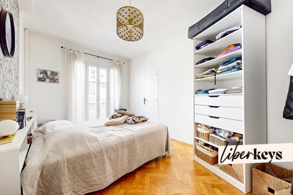Nice Californie – Grand 2 pièces traversant de 64 m² avec balcons et accès direct Promenade des Anglais