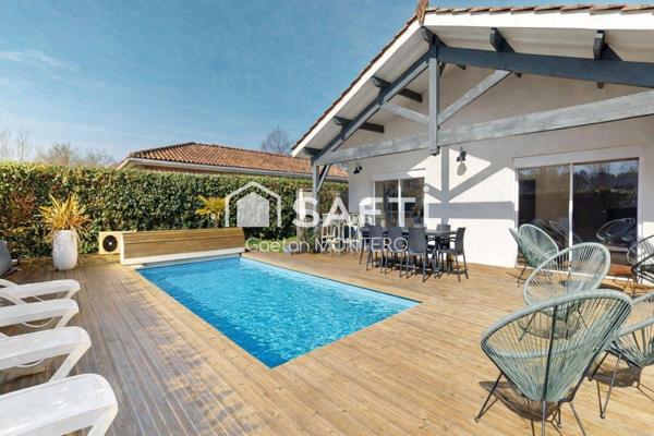 Maison landaise à vendre sur la commune de GASTES – Vivez les Landes entre lac, nature et sérénité.