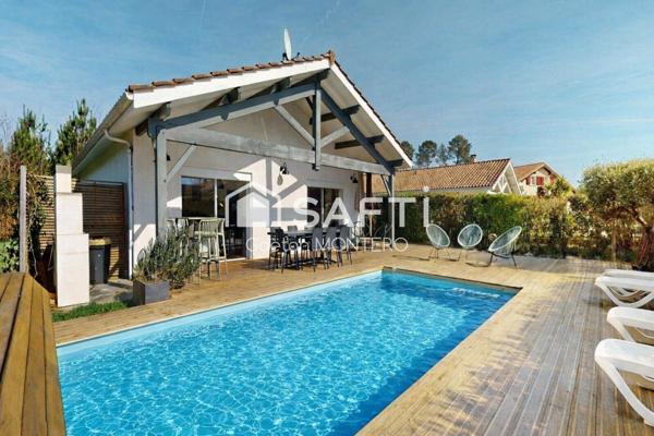 Maison landaise à vendre sur la commune de GASTES – Vivez les Landes entre lac, nature et sérénité.