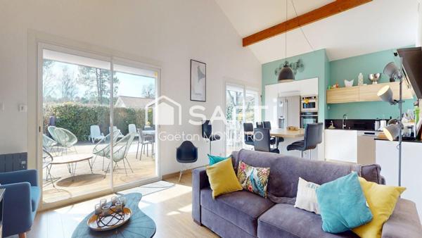 Maison landaise à vendre sur la commune de GASTES – Vivez les Landes entre lac, nature et sérénité.