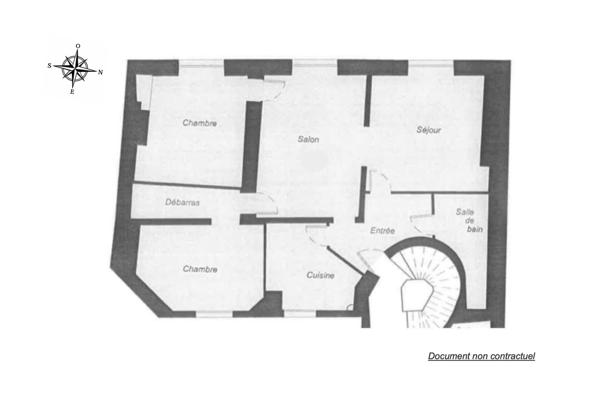 Appartement traversant en étage élevé à sublimer – Élysées-Madeleine