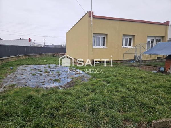 Maison plain pied,2 chambres,jardin,garage