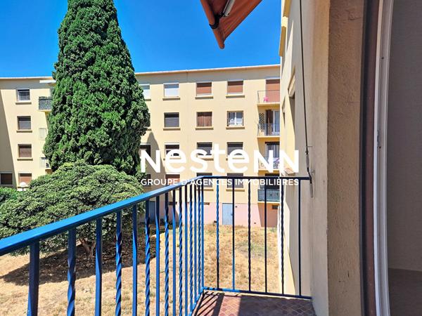 PERPIGNAN, appartement 4 pièces calme à louer au 2ème étage  avec place de parking