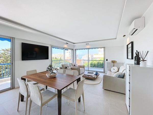 Cannes Basse Californie appartement rénové à vendre 4 pièces vue mer - Garage et parking