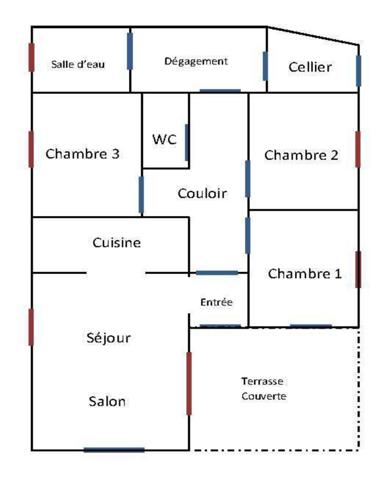 Orange (84100) APPARTEMENT TYPE 4 de 100m2 VENDU LOUE AVEC PLACES DE PARKING ET JARDIN