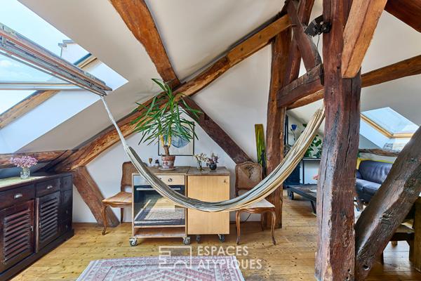 Duplex en dernier étage Proche d’Aligre