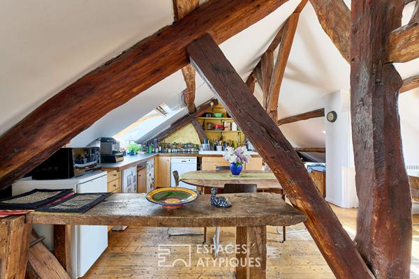 Duplex en dernier étage Proche d’Aligre