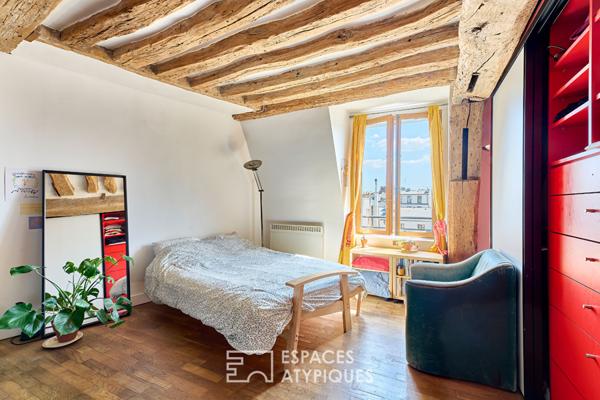 Duplex en dernier étage Proche d’Aligre