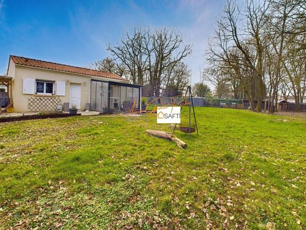 Maison et grand terrain constructble