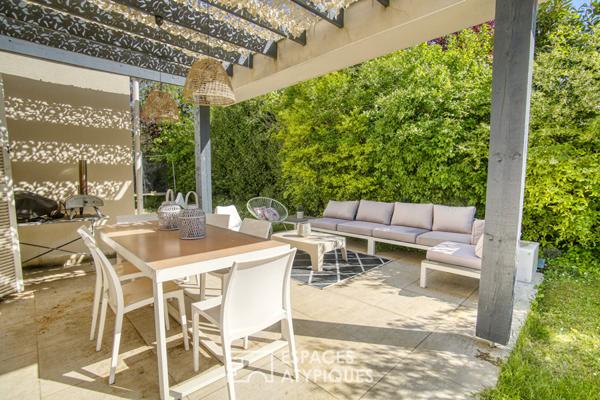 Maison contemporaine sur les hauteurs de Collonges-au-Mont d’Or