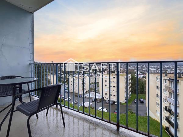 Appartement avec un balcon et vue panoramique sur Evreux