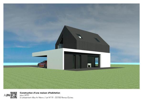 PERROS-GUIREC -TERRAIN DE 482 m² - ROZ AR WERN