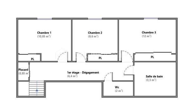 Appartement de 86 m²