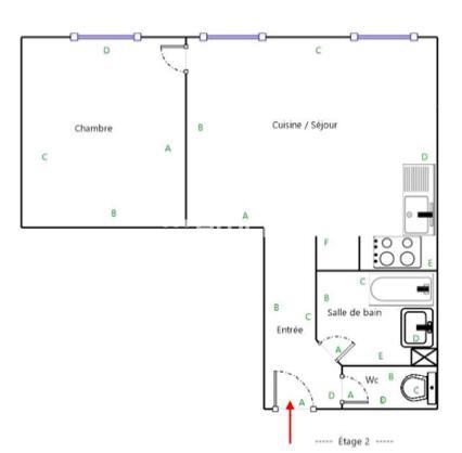 Appartement 2 pièces - 35 m² Exclusivité