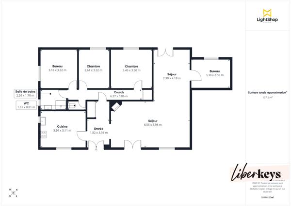 Maison 5 pièces 107 m² avec piscine, terrain 654 m² – Les Arcs