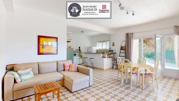 Villa Familiale  T2/T3 + T4 avec piscine ,vue Mer, sans vis à vis
