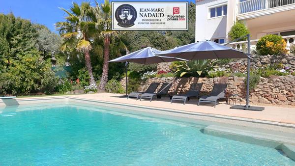Villa Familiale  T2/T3 + T4 avec piscine ,vue Mer, sans vis à vis