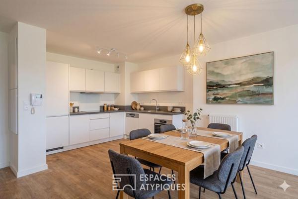 Appartement contemporain de 66m2 avec 2 chambres à quelques pas de la vieille ville de Guérande