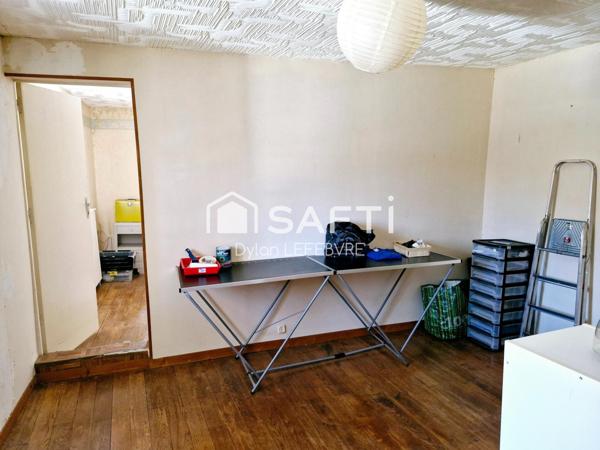 Maison 3 chambres avec cave, jardin et garage