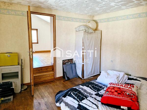 Maison 3 chambres avec cave, jardin et garage