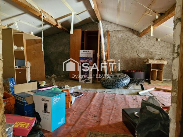 Maison 3 chambres avec cave, jardin et garage