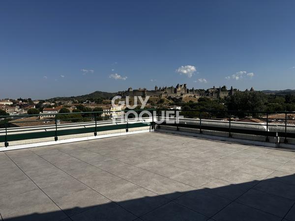 Carcassonne – Appartement de standing 135 m² – 2 chambres – ascenseur – terrasse panoramique