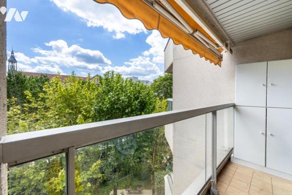 Appartement 4ème étage sur jardin- Balcons - Parking 