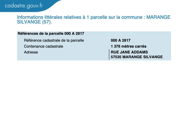 Terrain à vendre 1 376 m² Marange-Silvange