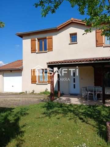 MAISON FAMILIALE – 105 m² – 4 CHAMBRES – TERRAIN 700 m² – GARAGE COINAUD – HAMEAU ENTRE SAINT-RAMBERT-D’ALBON ET ANNEYRON